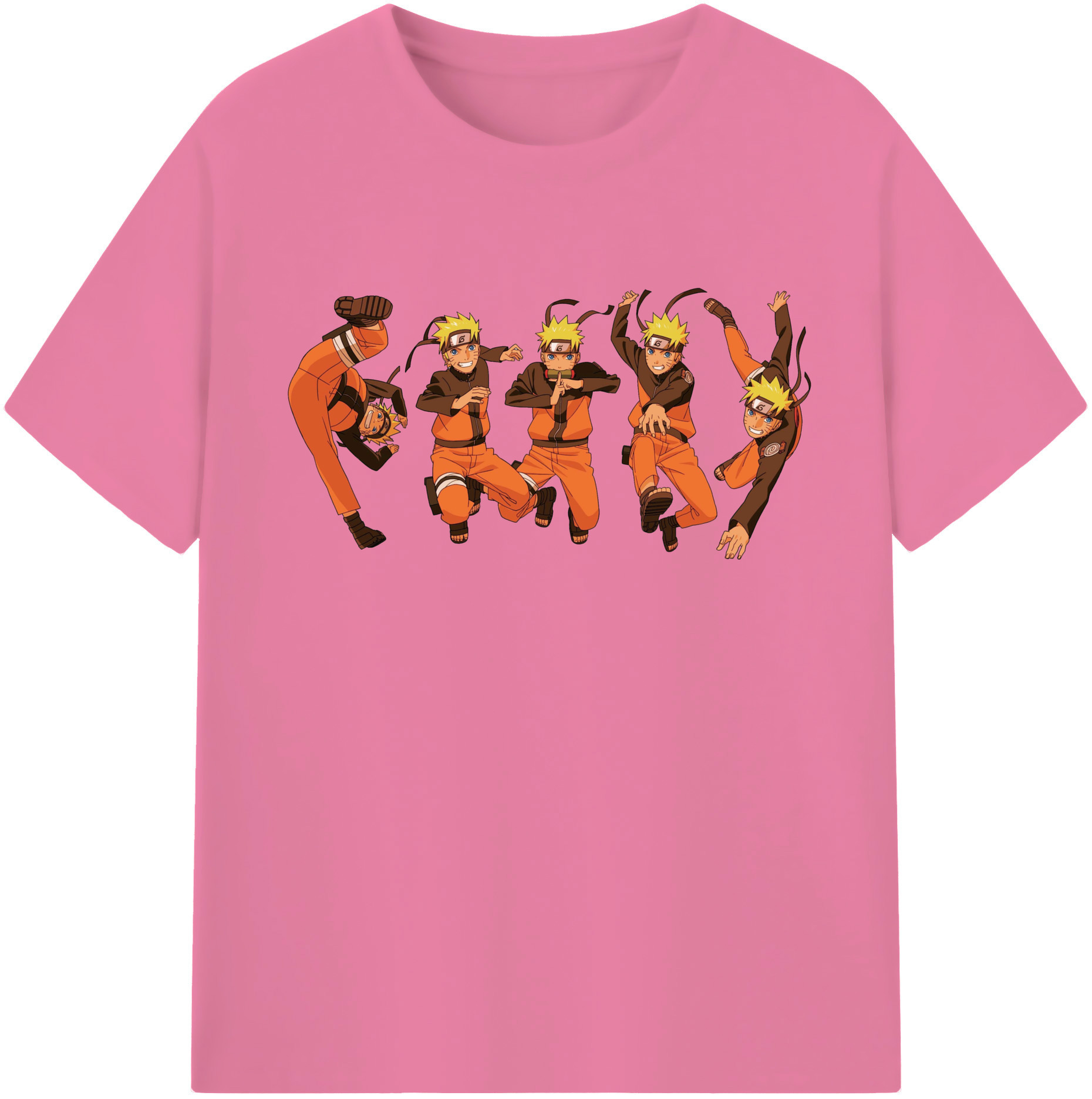 （画像用） NARUTO -ナルト- うずまき ナルト Uzumaki Naruto 綿100％半袖Tシャツ（フロントプリント）